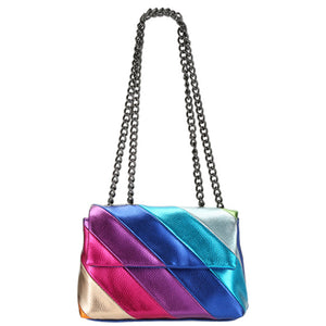 Metallic Color Crossbody Bag